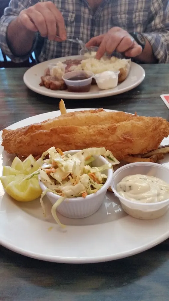 Fried Fish Dinner & Prime Rib Dinner
