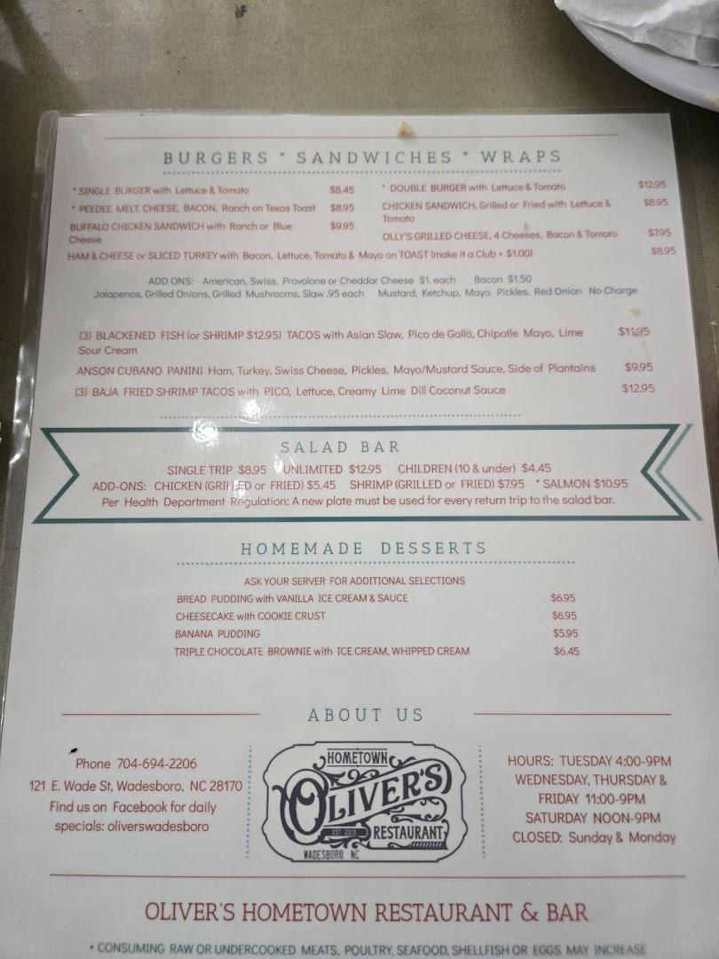 Oliver's Restaurant
