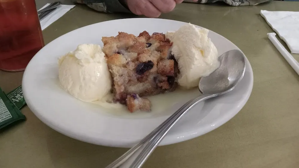 White Chocolate Blueberry Bread Pudding